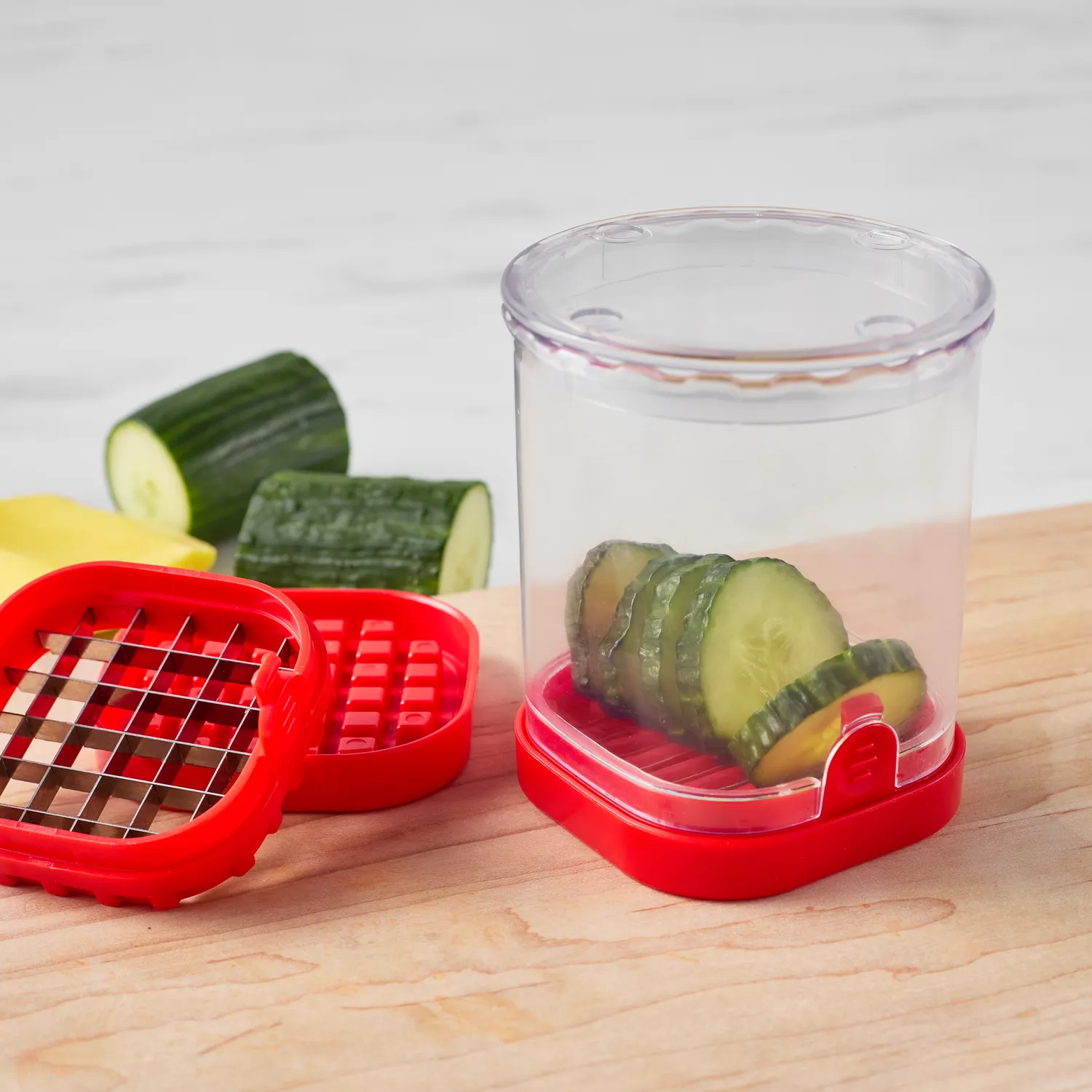 Sur La Table Fruit & Veggie Slicing Cup