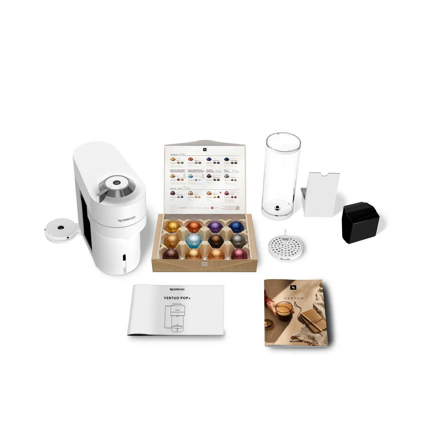 Nespresso by Breville Vertuo Pop+ Deluxe Espresso Machine