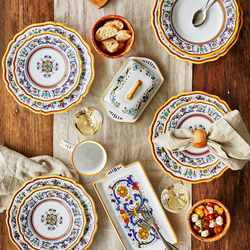 Nova Deruta Soup Bowls, Set of 4