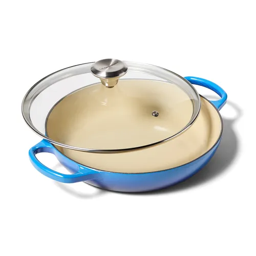Le Creuset Signature Braiser with Glass Lid, 2.25 qt.