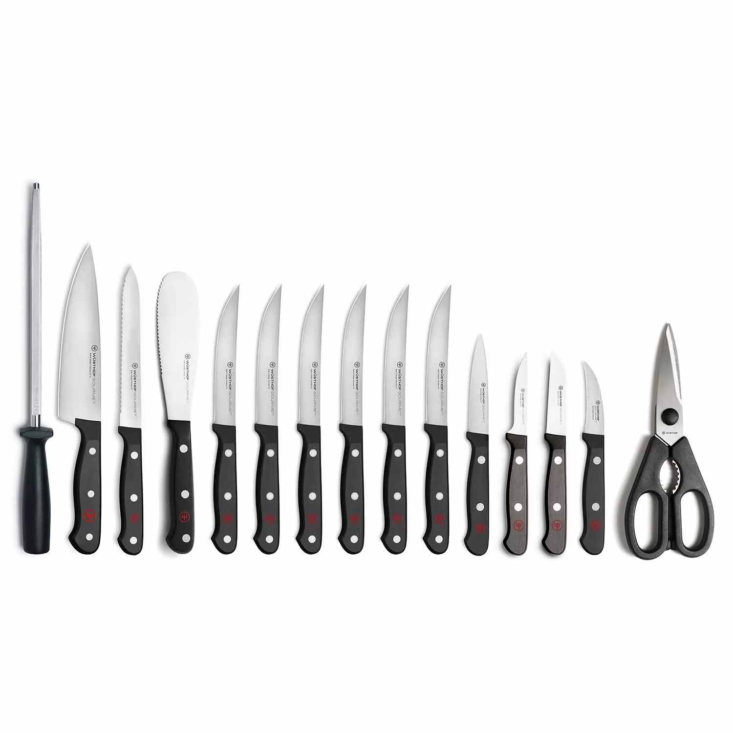 Wüsthof Gourmet 16 pc Block Set, Acacia