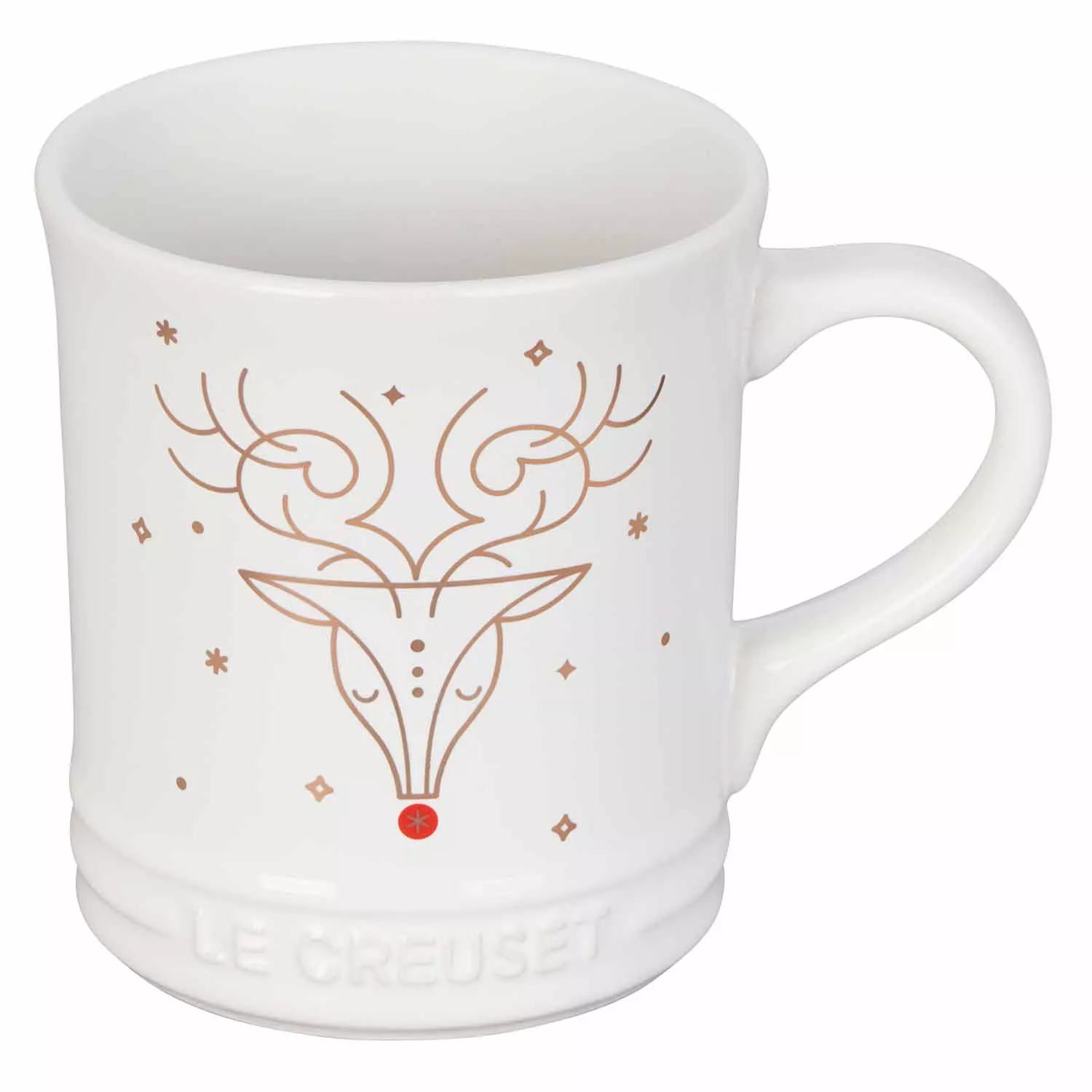 Le Creuset Noel Reindeer Face Mug