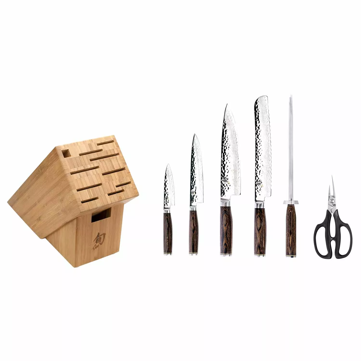 Shun Premier Grey Knife Block Set - 7 Piece