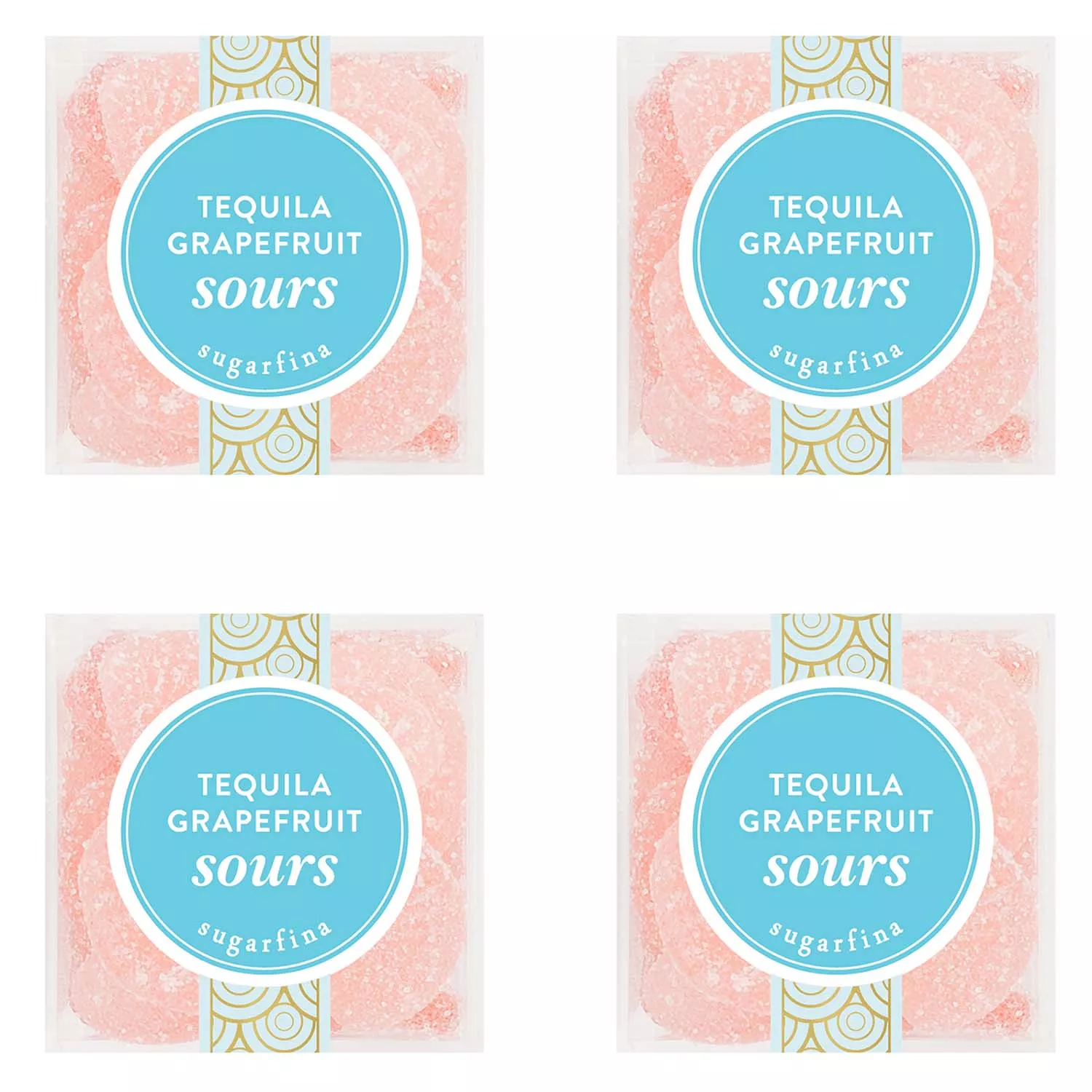 Sugarfina Tequila Grapefruit Sours, Set of 4