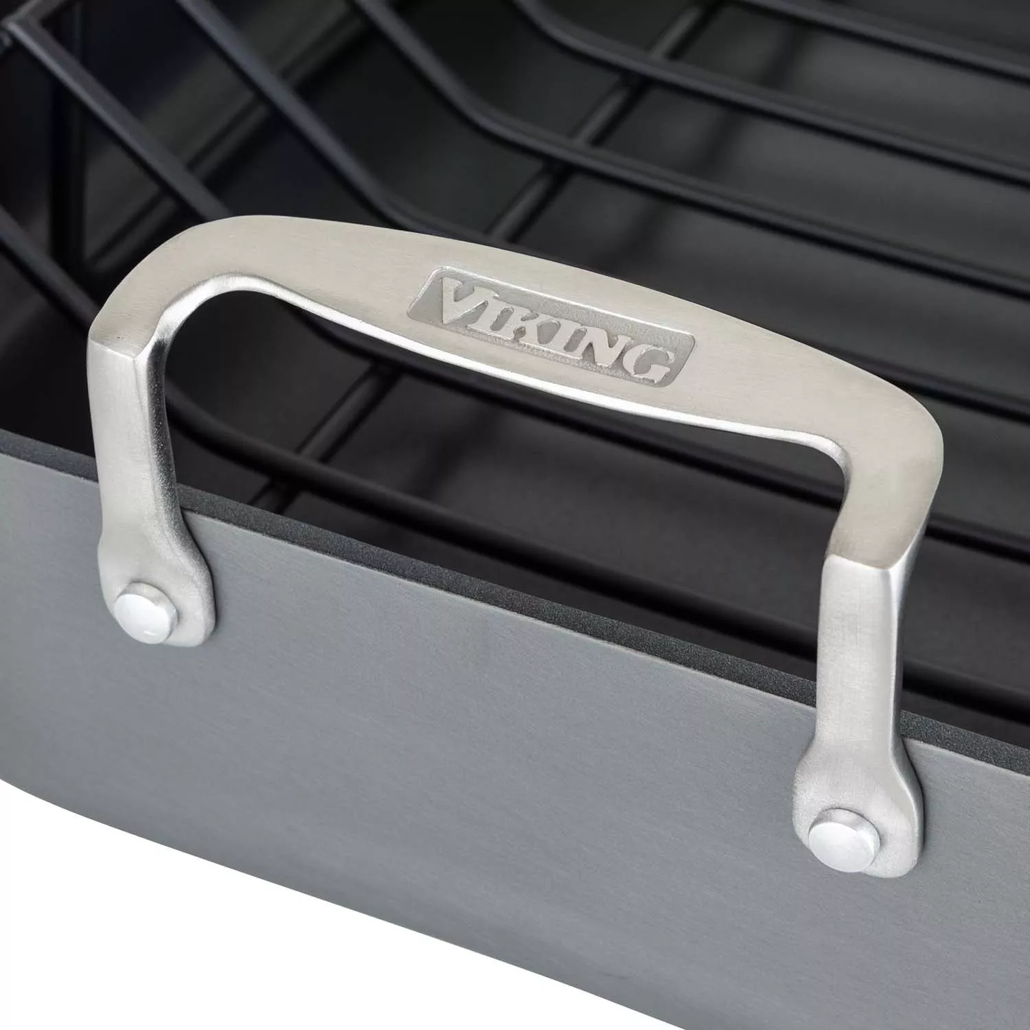 Viking Hard Anodized Roaster with Rack and Carving Set