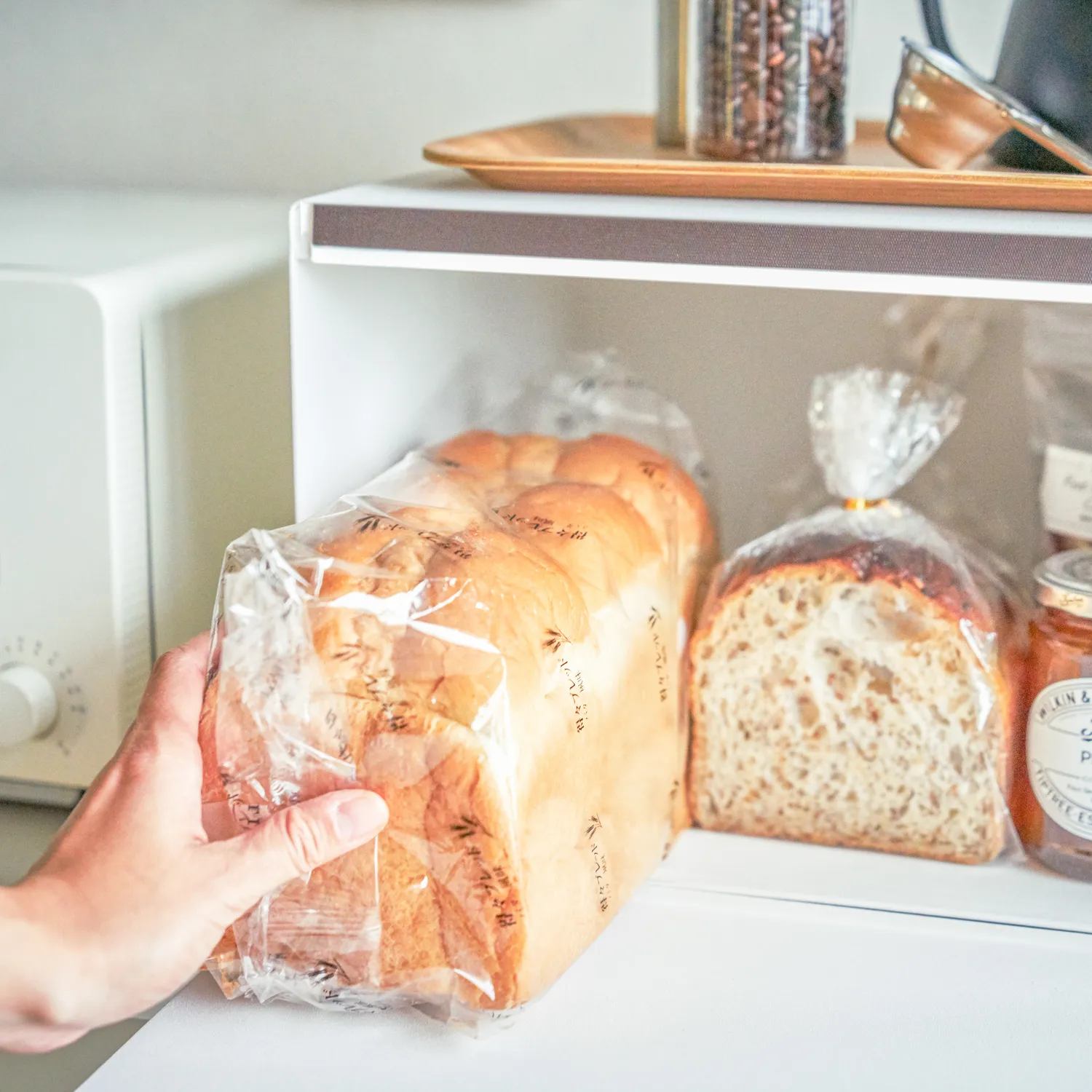 Yamazaki Tower Steel Bread Boxes