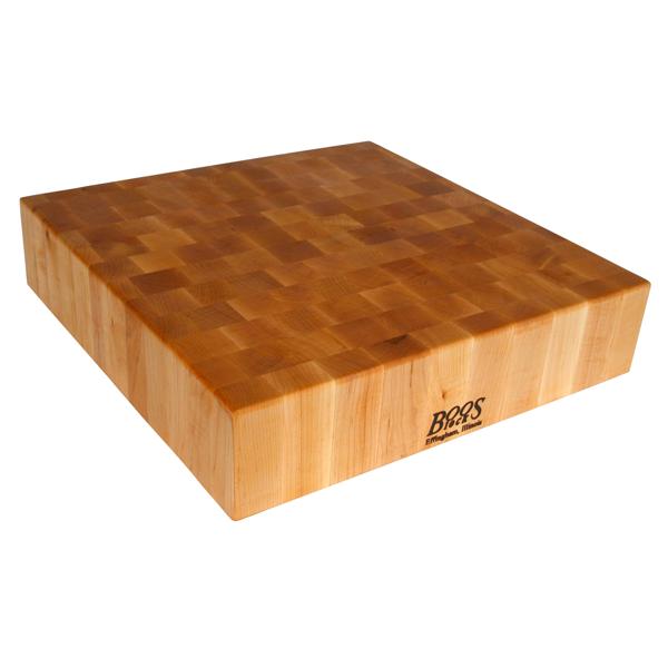 John Boos Maple End-Grain Chopping Block, 30" x 24" x 6"