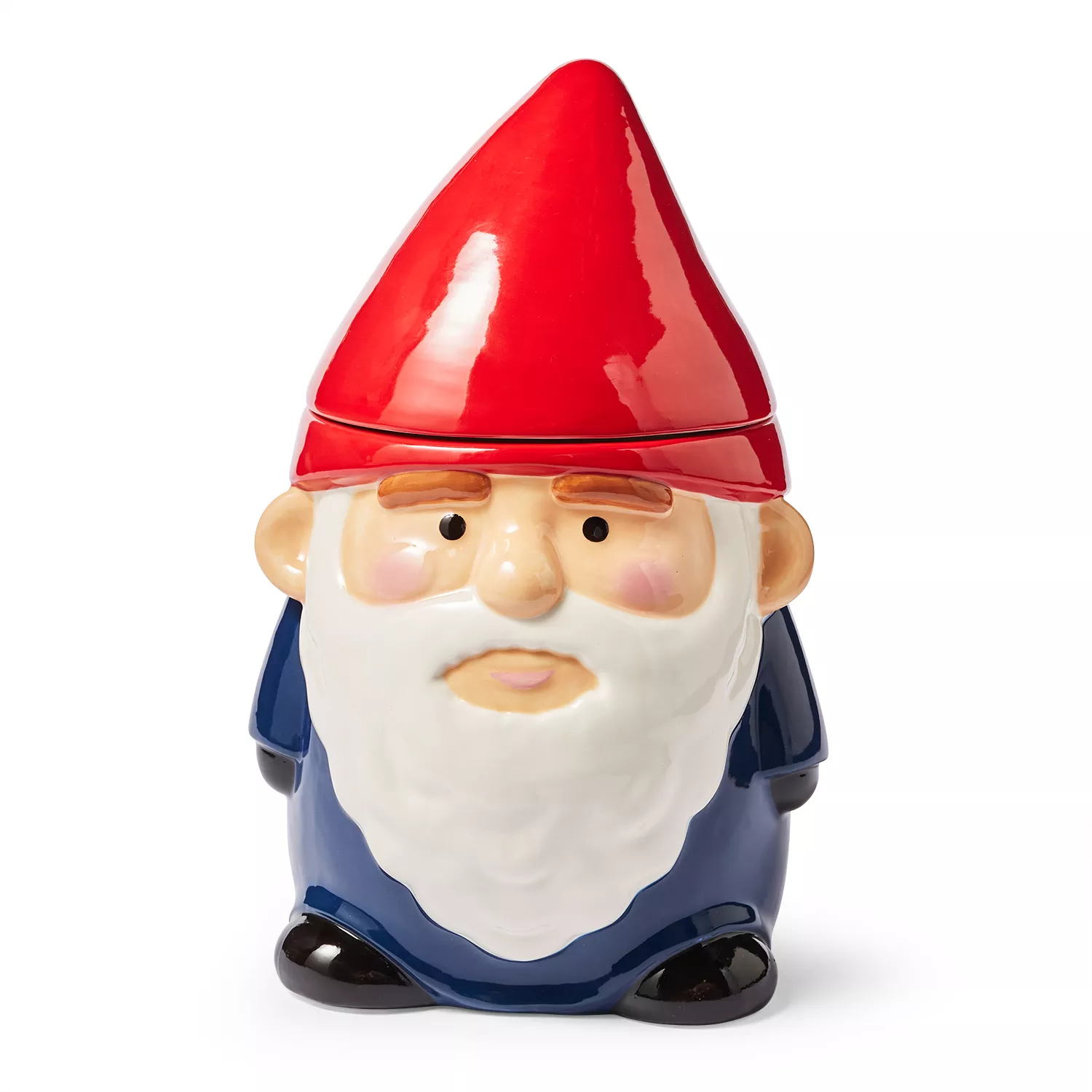 Gnome Cookie Jar with Cookies