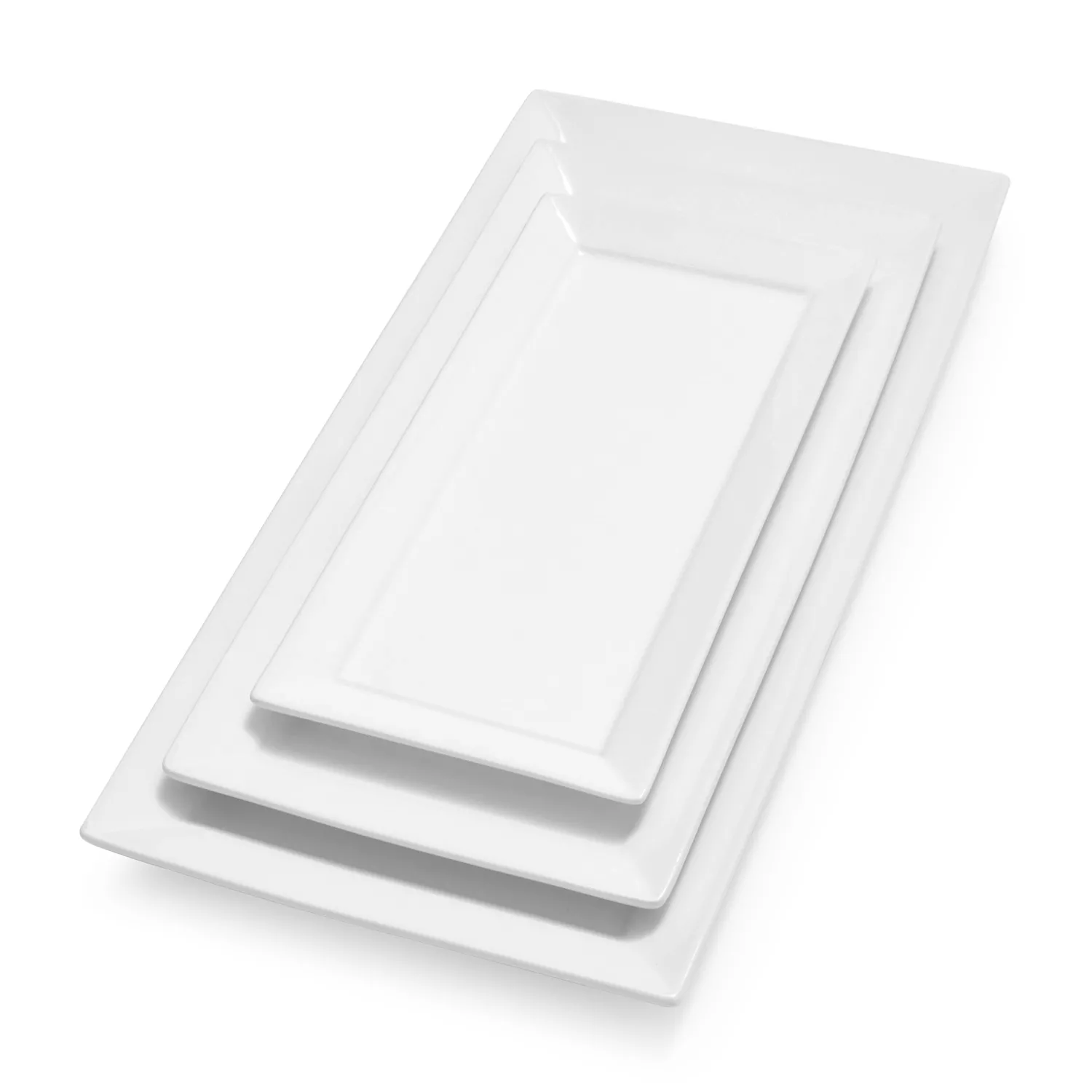 Sur La Table Porcelain Platters, Set of 3