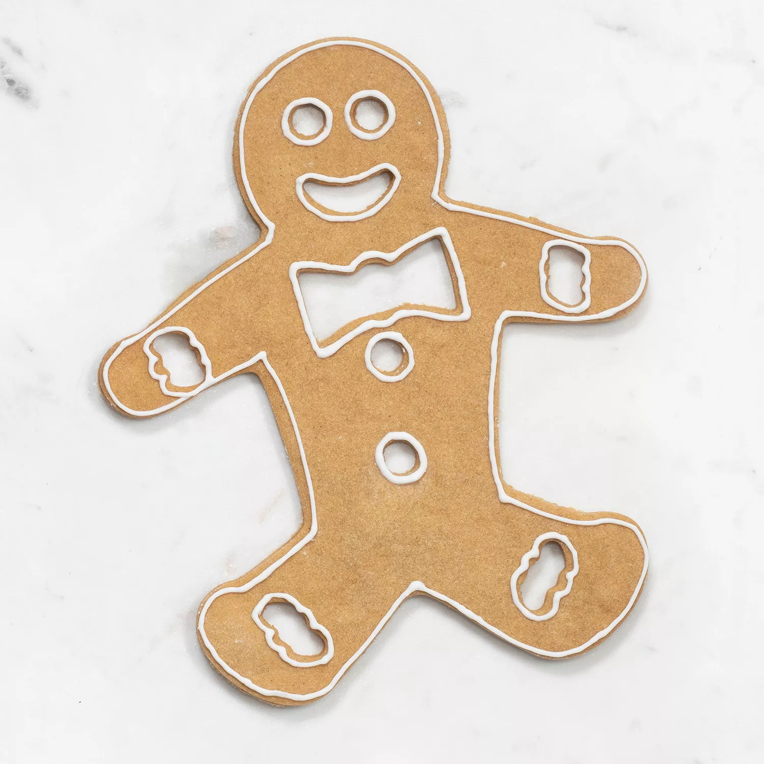 Sur La Table Large Gingerbread Man Copper-Plated Cookie Cutter