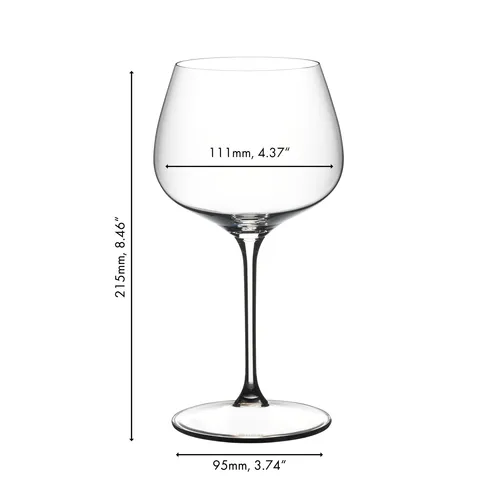 RIEDEL Grape Chardonnay Wine Glass, Set of 2