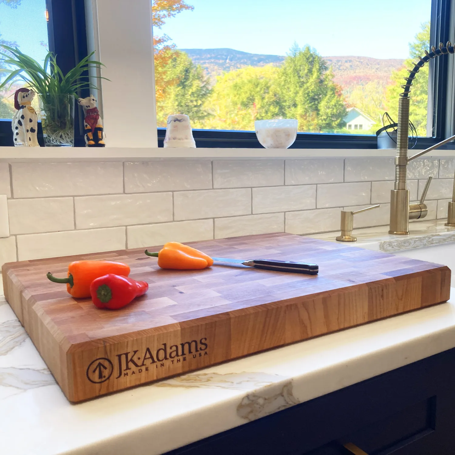 J.K. Adams Cherry End-Grain Cutting Board