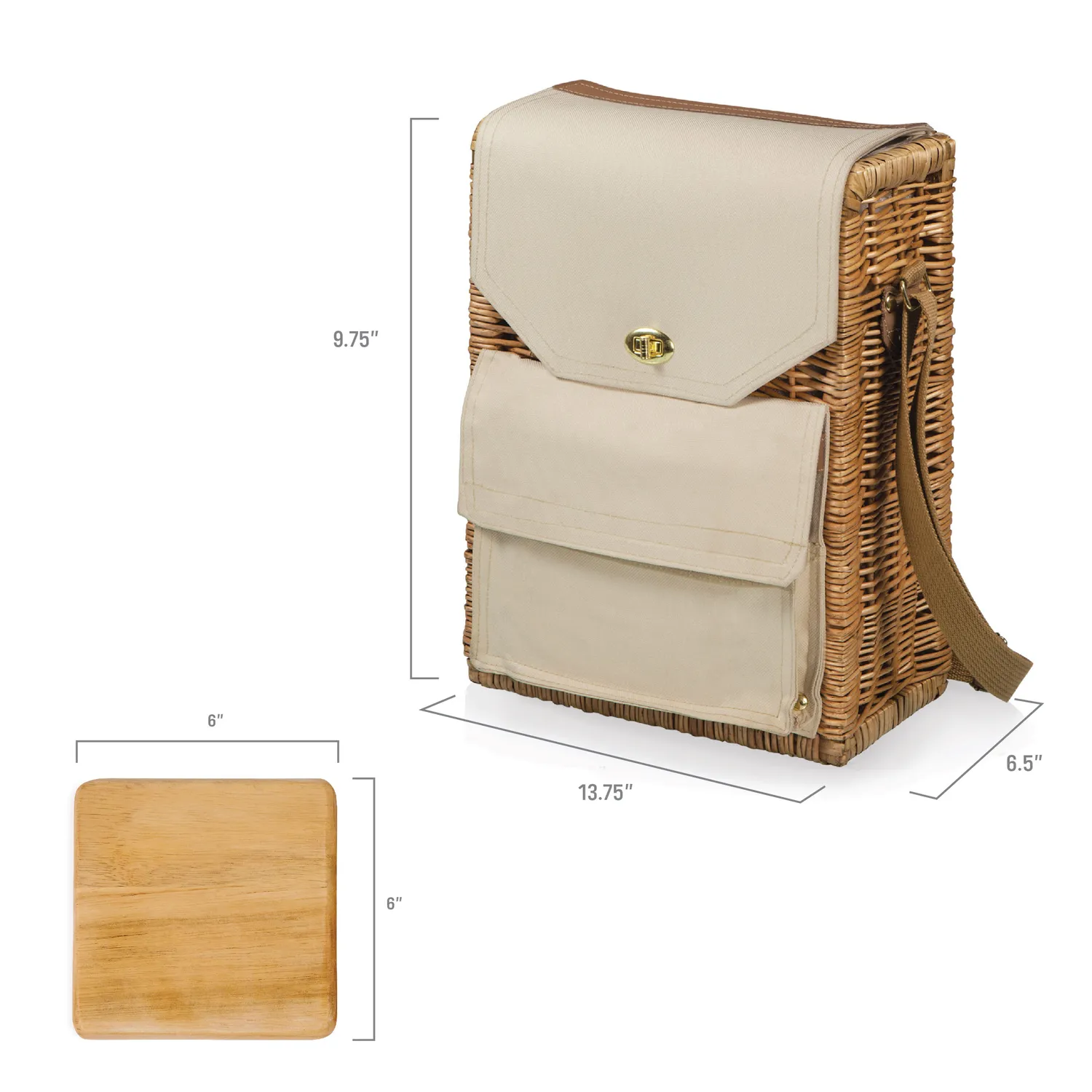 Picnic Time Corsica Wine & Cheese Picnic Basket