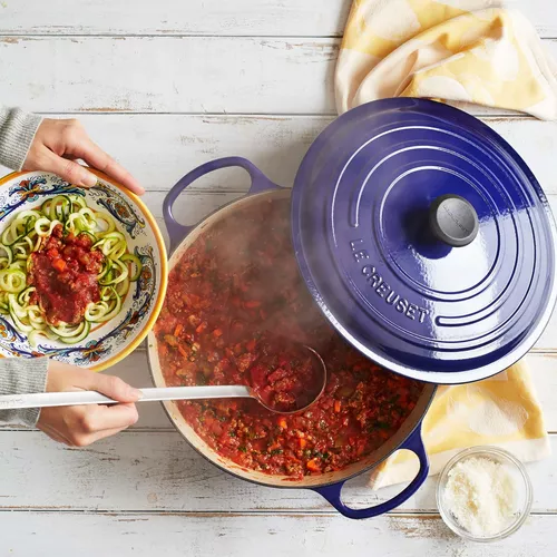 Zucchini Noodles with Zesty Ragu Sauce