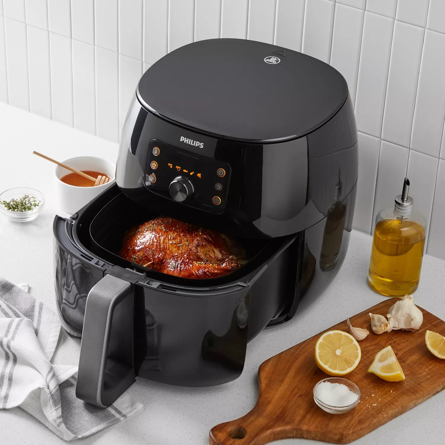 Philips Premium Digital Smart Sensing XXL Airfryer, Black