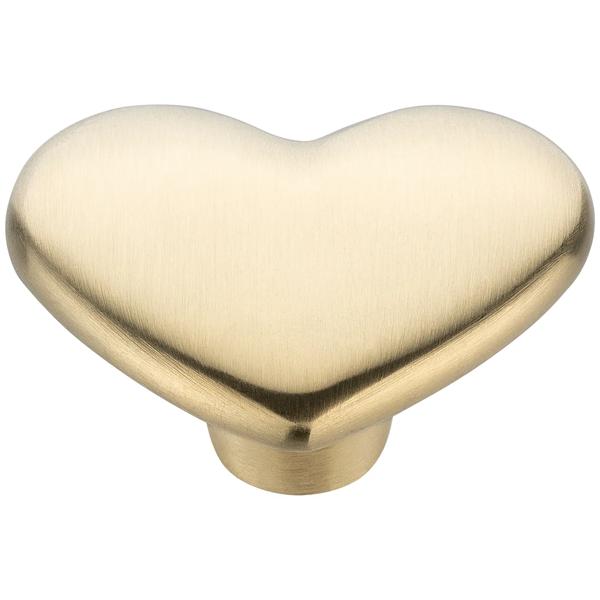 Staub Light Gold Heart Knob