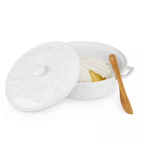 Twine Living Co. Brie Baker with Acacia Spreader