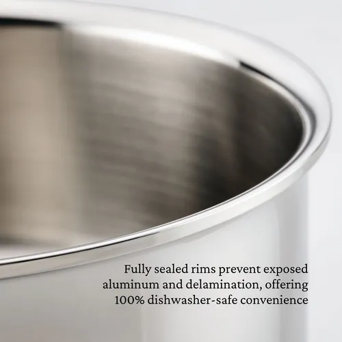 Hestan ProBond Luxe Stainless Steel Braiser, 3.5 qt.