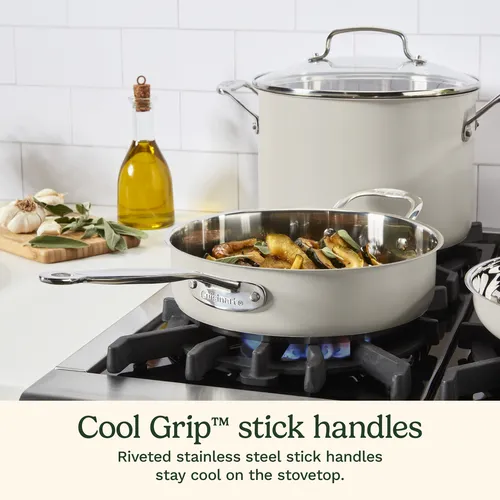 Cuisinart Chef's Classic Color Stainless Steel 11-Piece Cookware Set