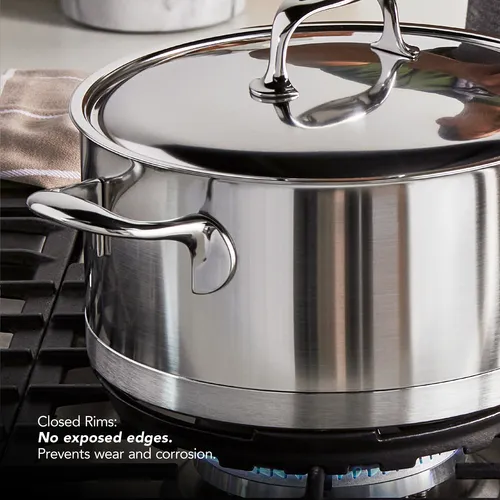 Demeyere Atlantis7 Stainless Steel Dutch Oven with Lid