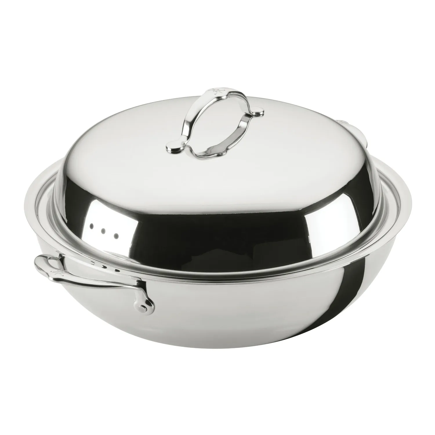 Hestan ProBond Luxe Stainless Steel Wok with Lid, 14"