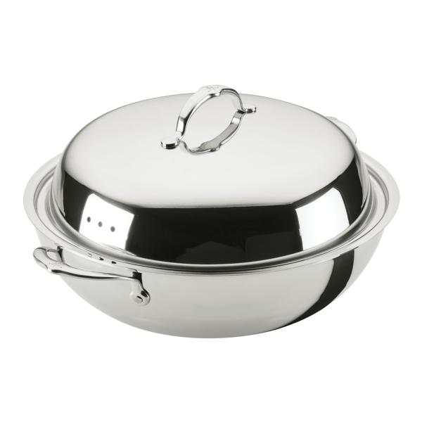 Hestan ProBond Luxe Stainless Steel Wok with Lid, 14"