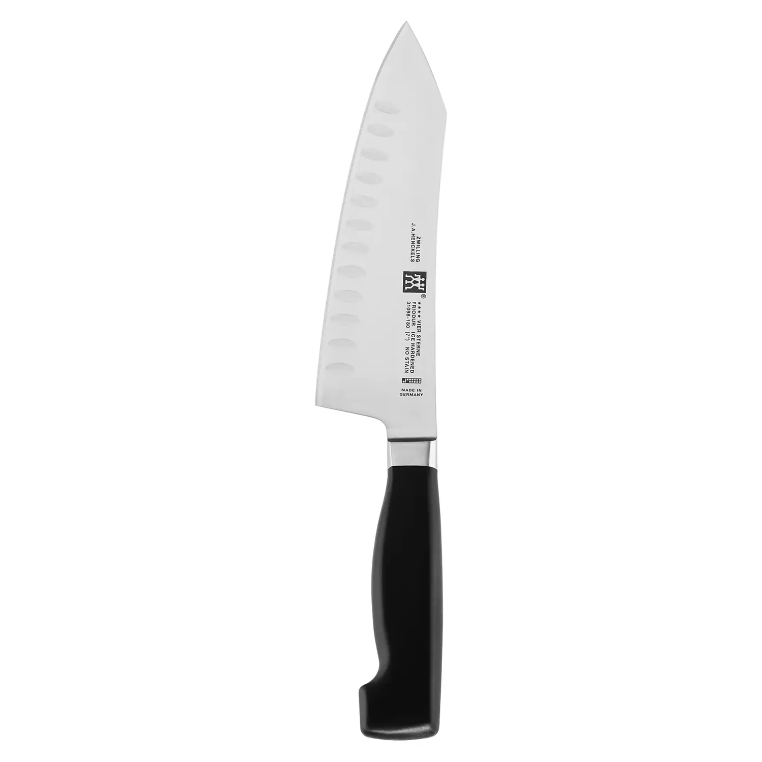 Photos - Kitchen Knife Zwilling Four Star Eco 7" Hollow-Edge Rocking Santoku Knife 1001614 
