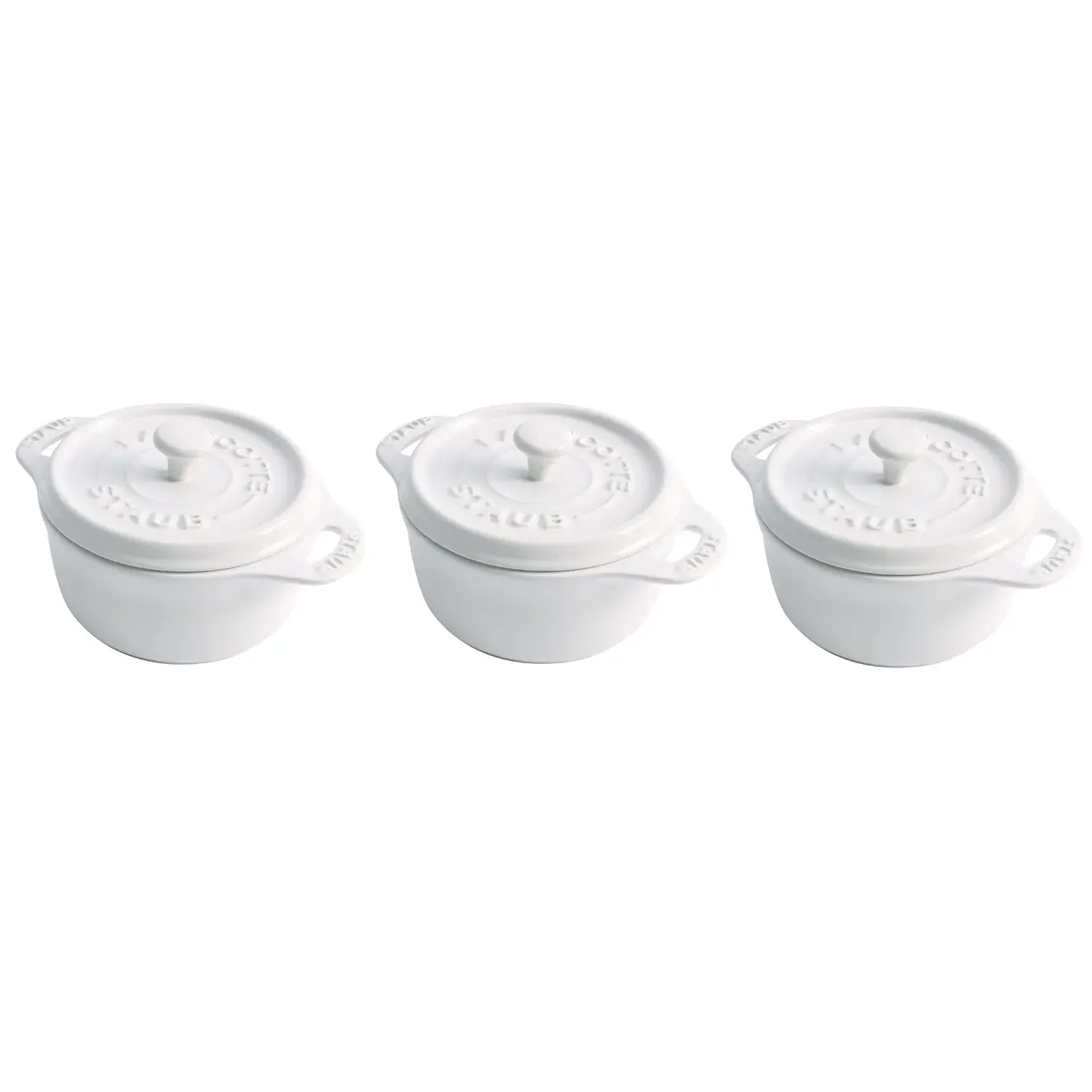 Photos - Terrine Staub Stoneware Mini Cocottes 40511-423 